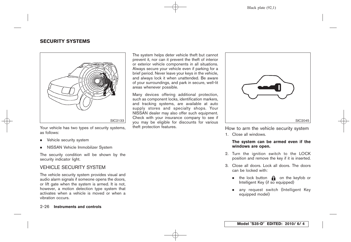 NISSAN 2011 Rogue - Owner's Manual User Manual | Page 94 / 369