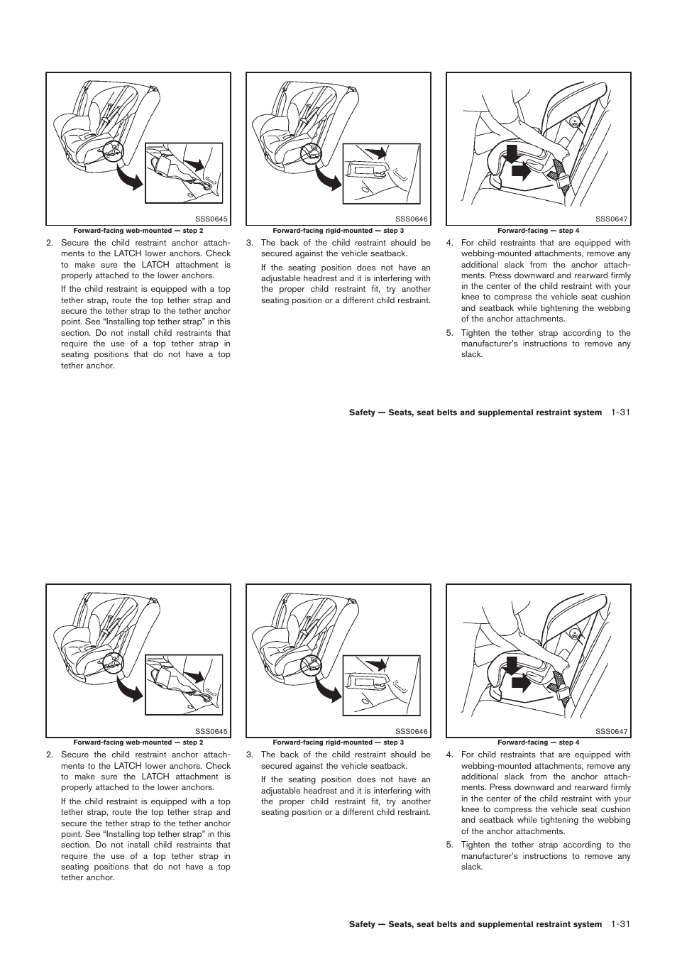 NISSAN 2012 Rogue - Owner's Manual User Manual | Page 48 / 378