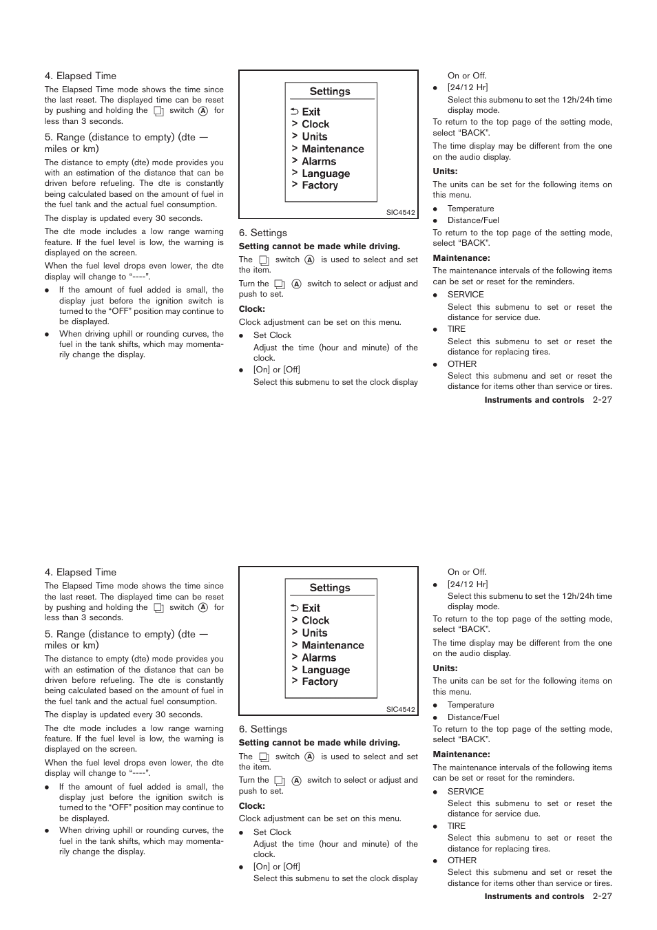 NISSAN 2012 Rogue - Owner's Manual User Manual | Page 98 / 378
