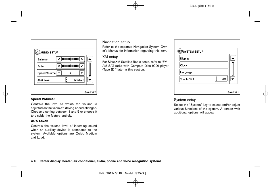 NISSAN 2013 Rogue - Owner's Manual User Manual | Page 156 / 371