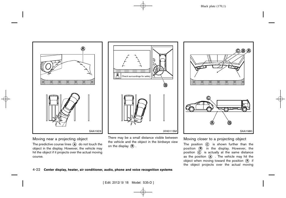 NISSAN 2013 Rogue - Owner's Manual User Manual | Page 172 / 371