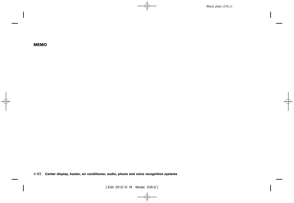 NISSAN 2013 Rogue - Owner's Manual User Manual | Page 232 / 371