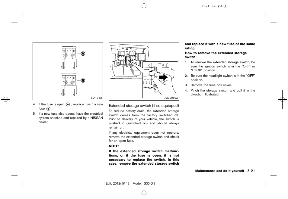 NISSAN 2013 Rogue - Owner's Manual User Manual | Page 313 / 371