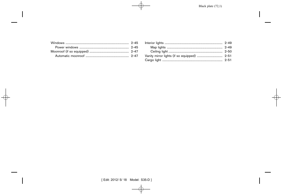 NISSAN 2013 Rogue - Owner's Manual User Manual | Page 74 / 371