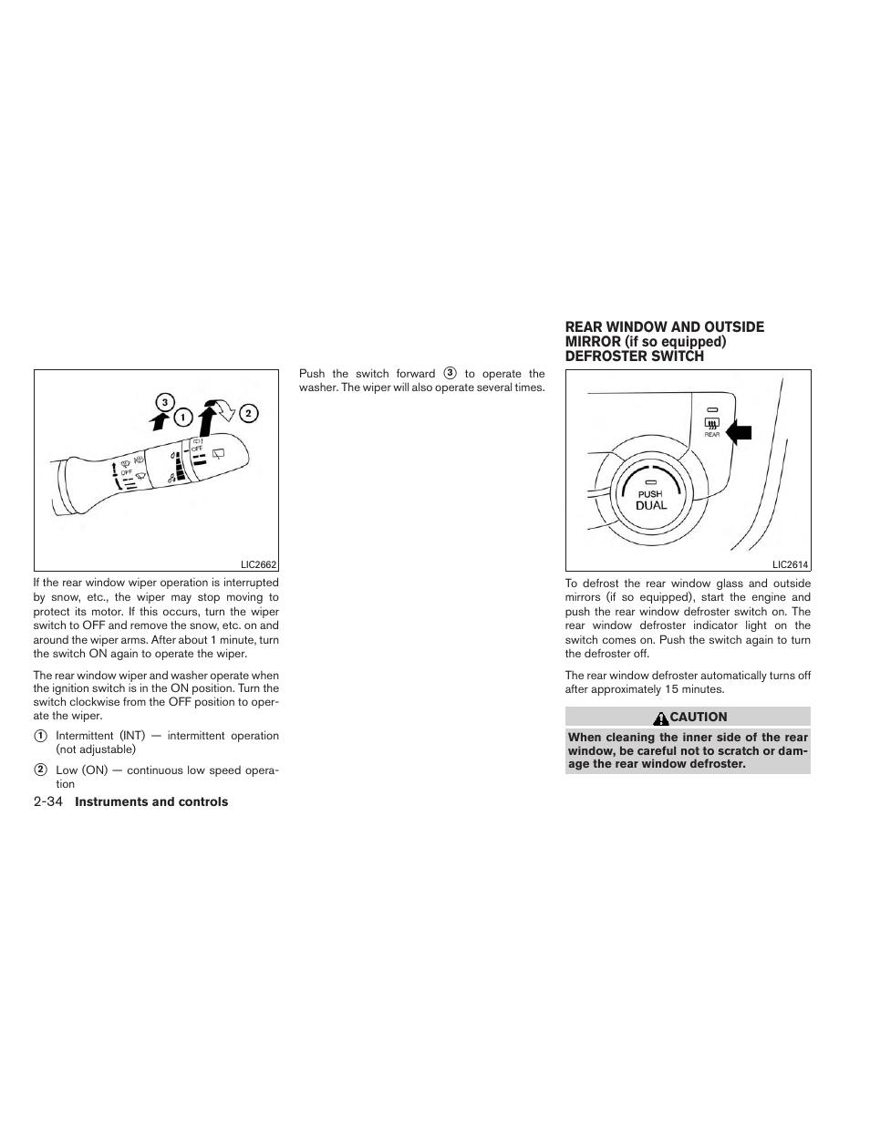 NISSAN 2014 Rogue - Owner's Manual User Manual | Page 119 / 442