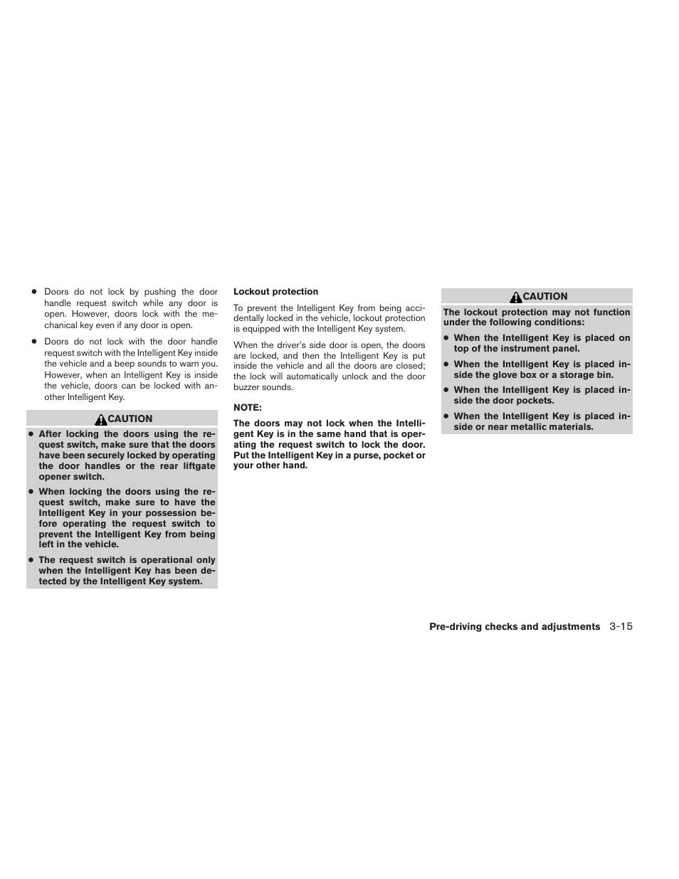 NISSAN 2014 Rogue - Owner's Manual User Manual | Page 162 / 442