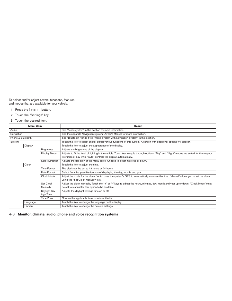 NISSAN 2014 Rogue - Owner's Manual User Manual | Page 189 / 442