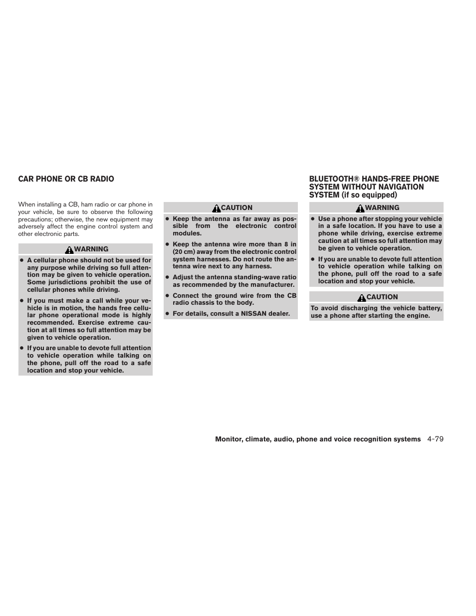 NISSAN 2014 Rogue - Owner's Manual User Manual | Page 260 / 442