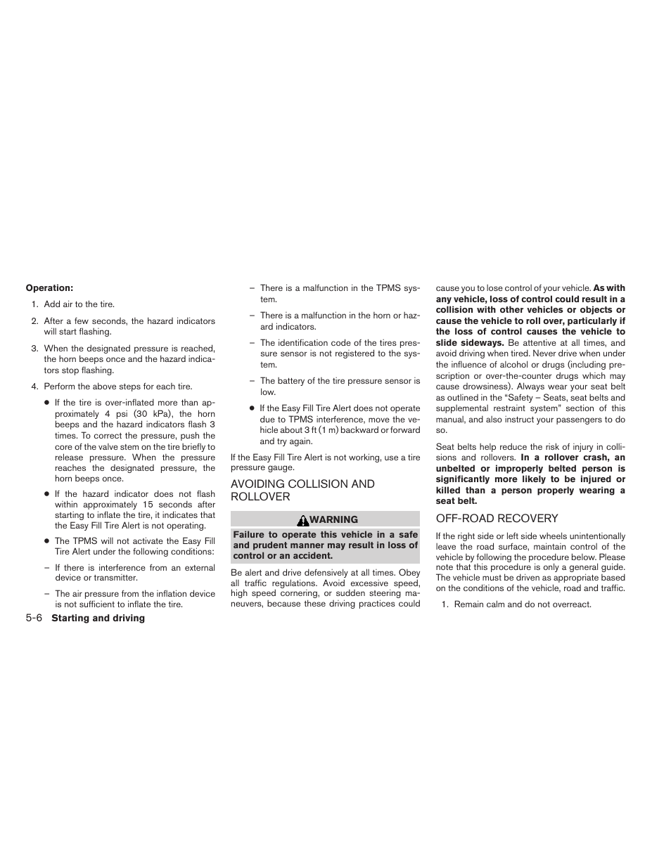 NISSAN 2014 Rogue - Owner's Manual User Manual | Page 291 / 442