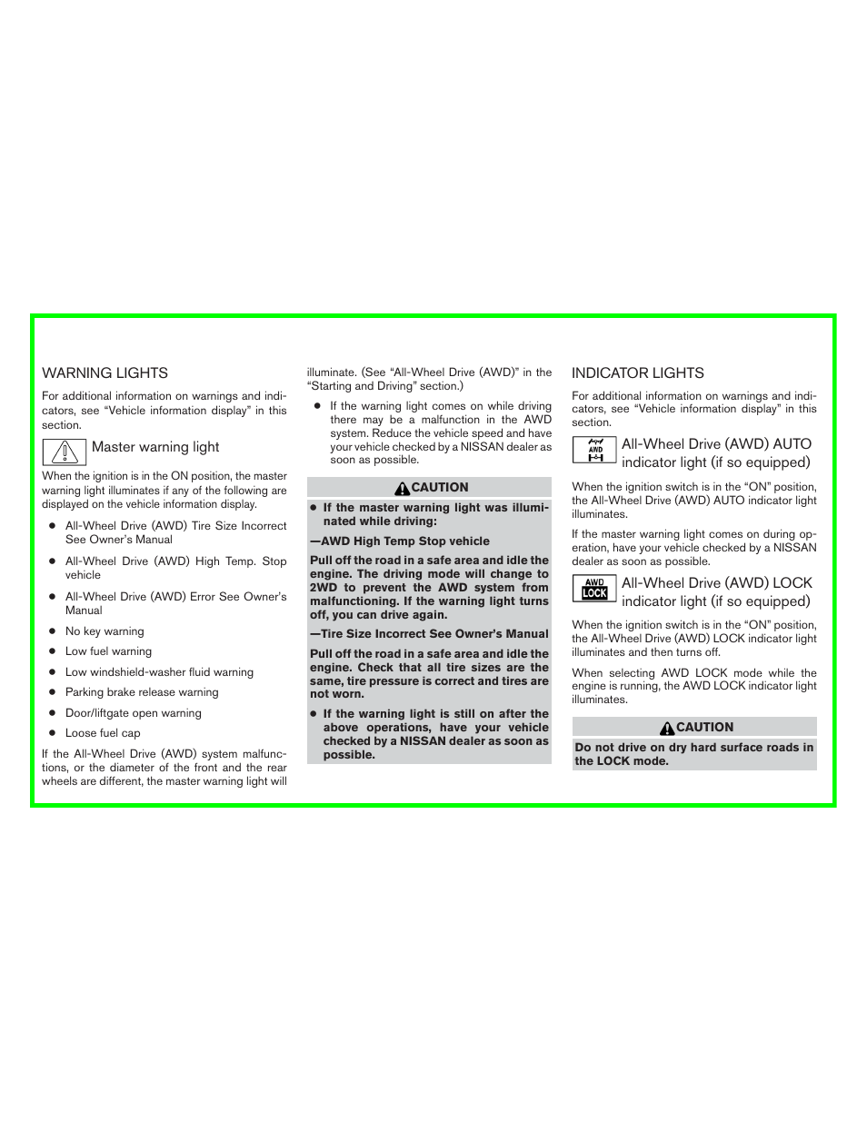 NISSAN 2014 Rogue - Owner's Manual User Manual | Page 3 / 442