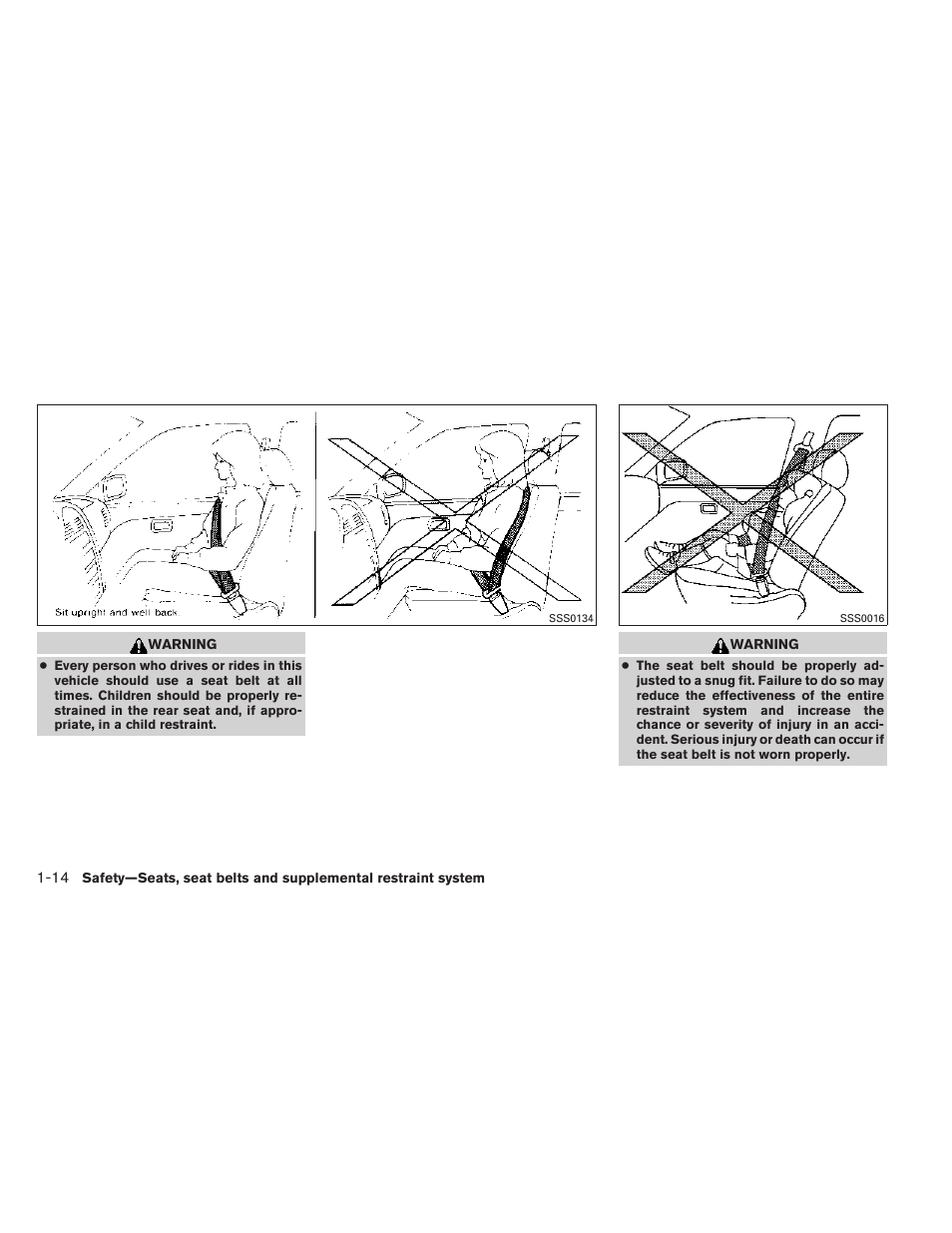 NISSAN 2014 Rogue - Owner's Manual User Manual | Page 41 / 442