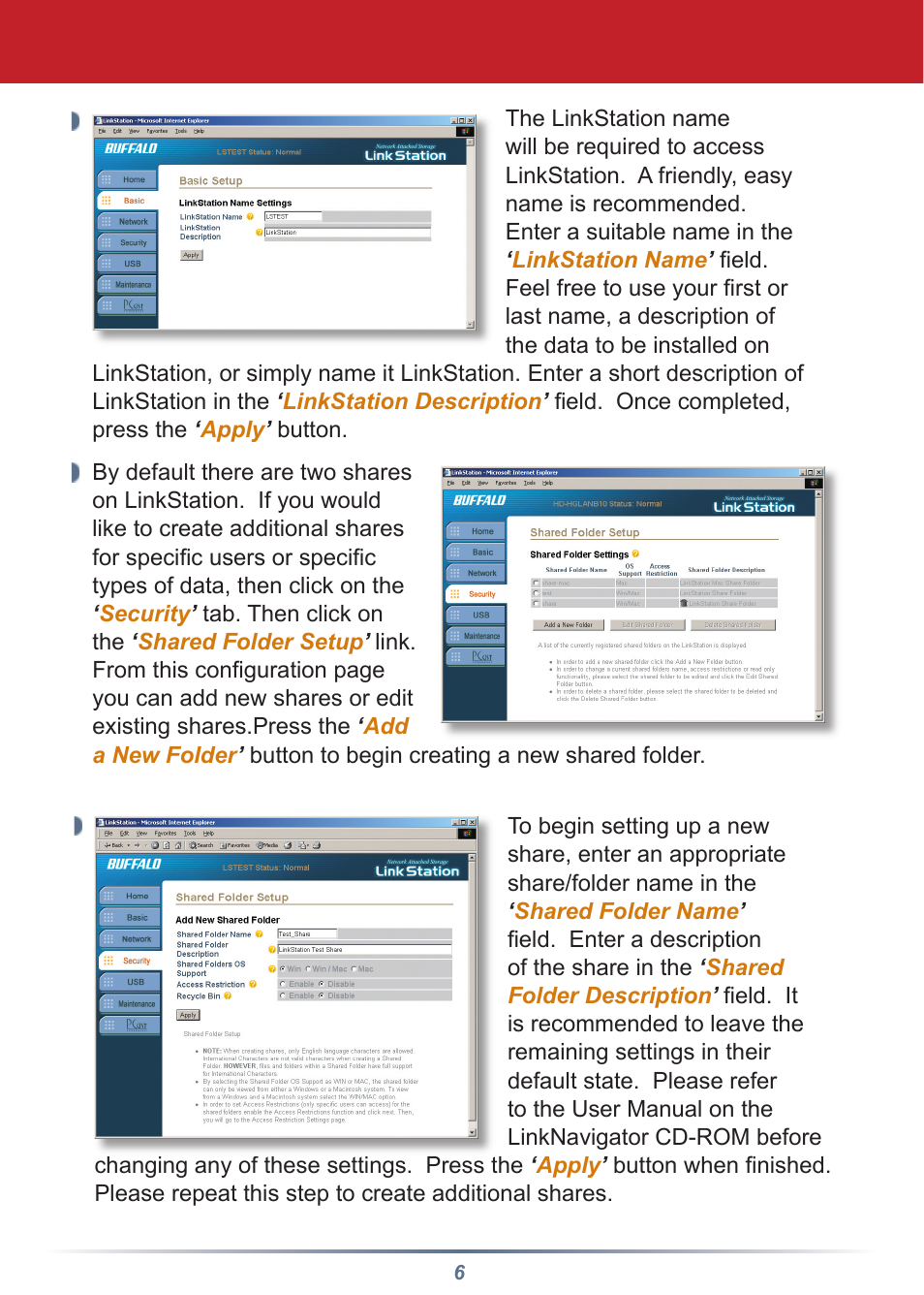 Buffalo Technology LINKSTATION HS-DGL User Manual | Page 6 / 9