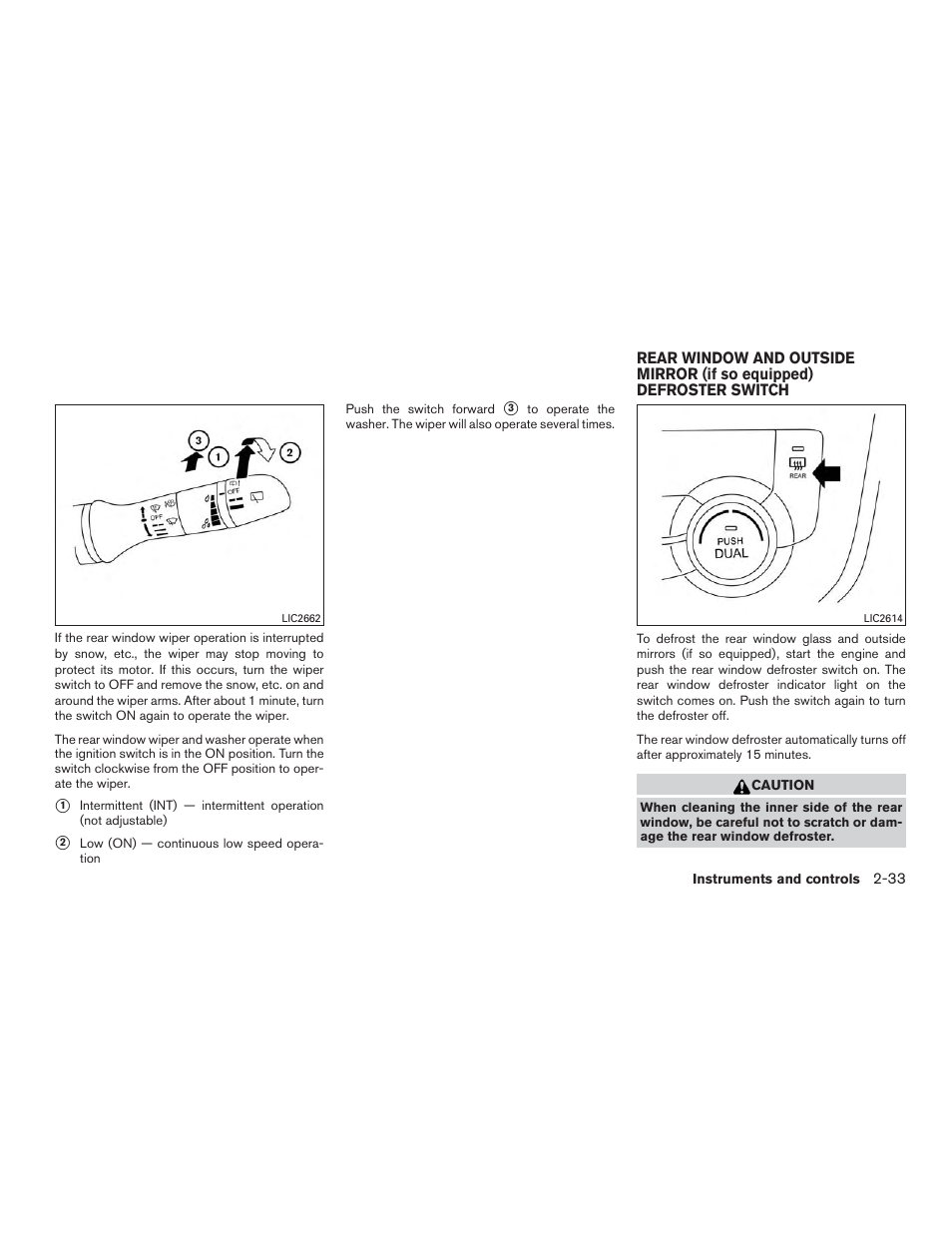 NISSAN 2015 Rogue - Owner's Manual User Manual | Page 118 / 440