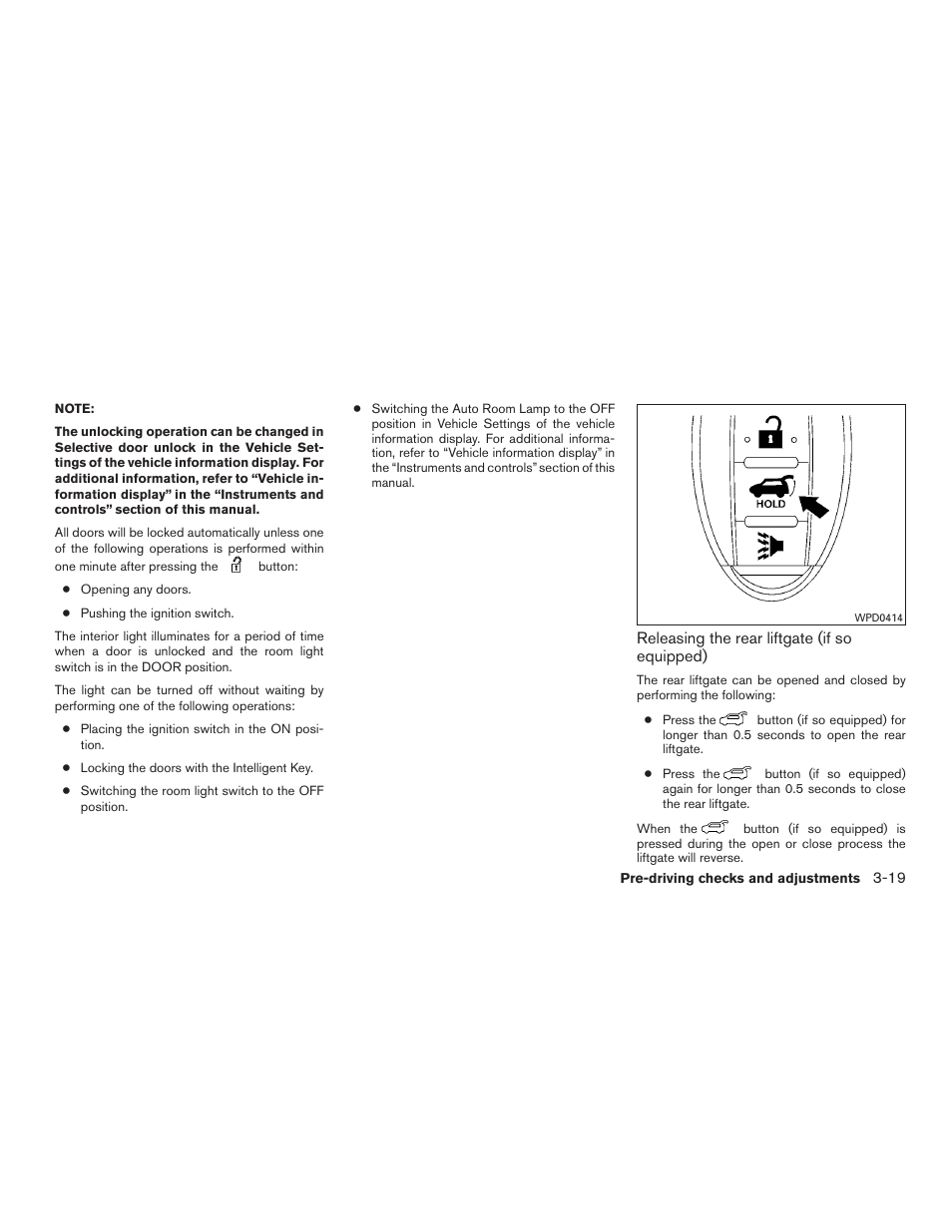 NISSAN 2015 Rogue - Owner's Manual User Manual | Page 160 / 440