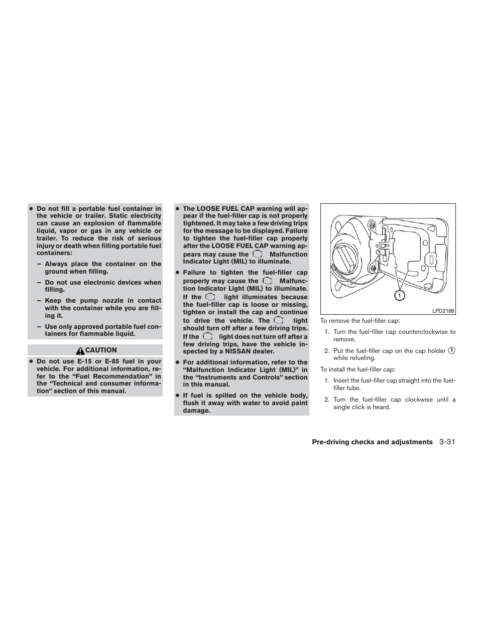 NISSAN 2015 Rogue - Owner's Manual User Manual | Page 172 / 440