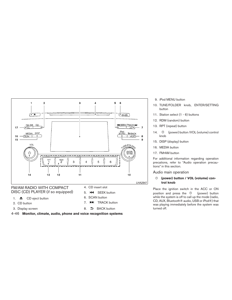 NISSAN 2015 Rogue - Owner's Manual User Manual | Page 223 / 440