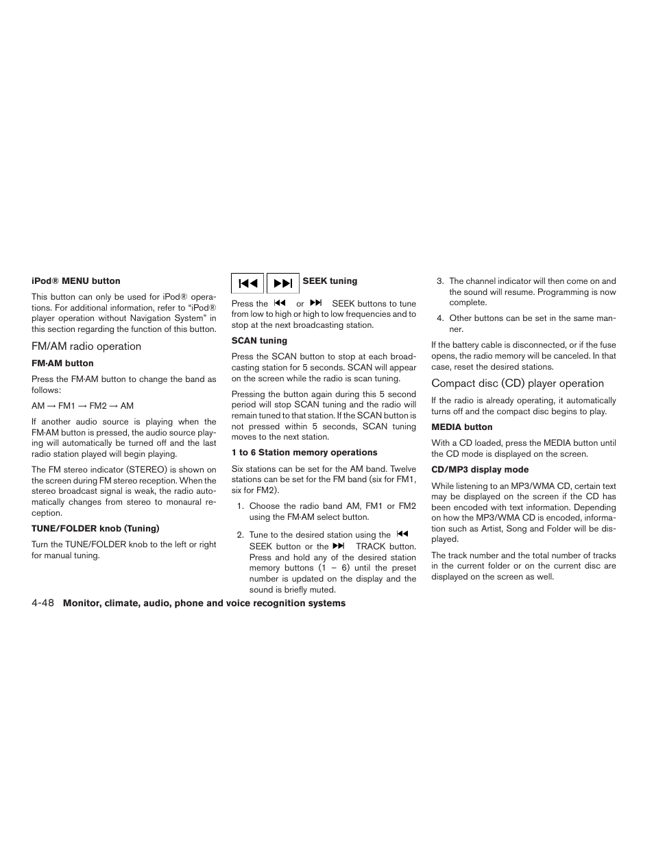 NISSAN 2015 Rogue - Owner's Manual User Manual | Page 225 / 440