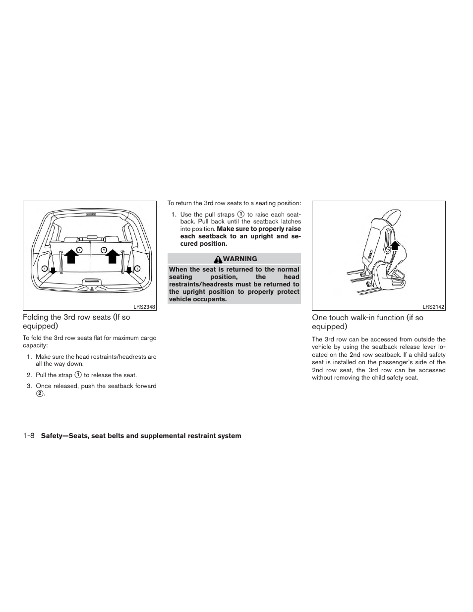 NISSAN 2015 Rogue - Owner's Manual User Manual | Page 27 / 440