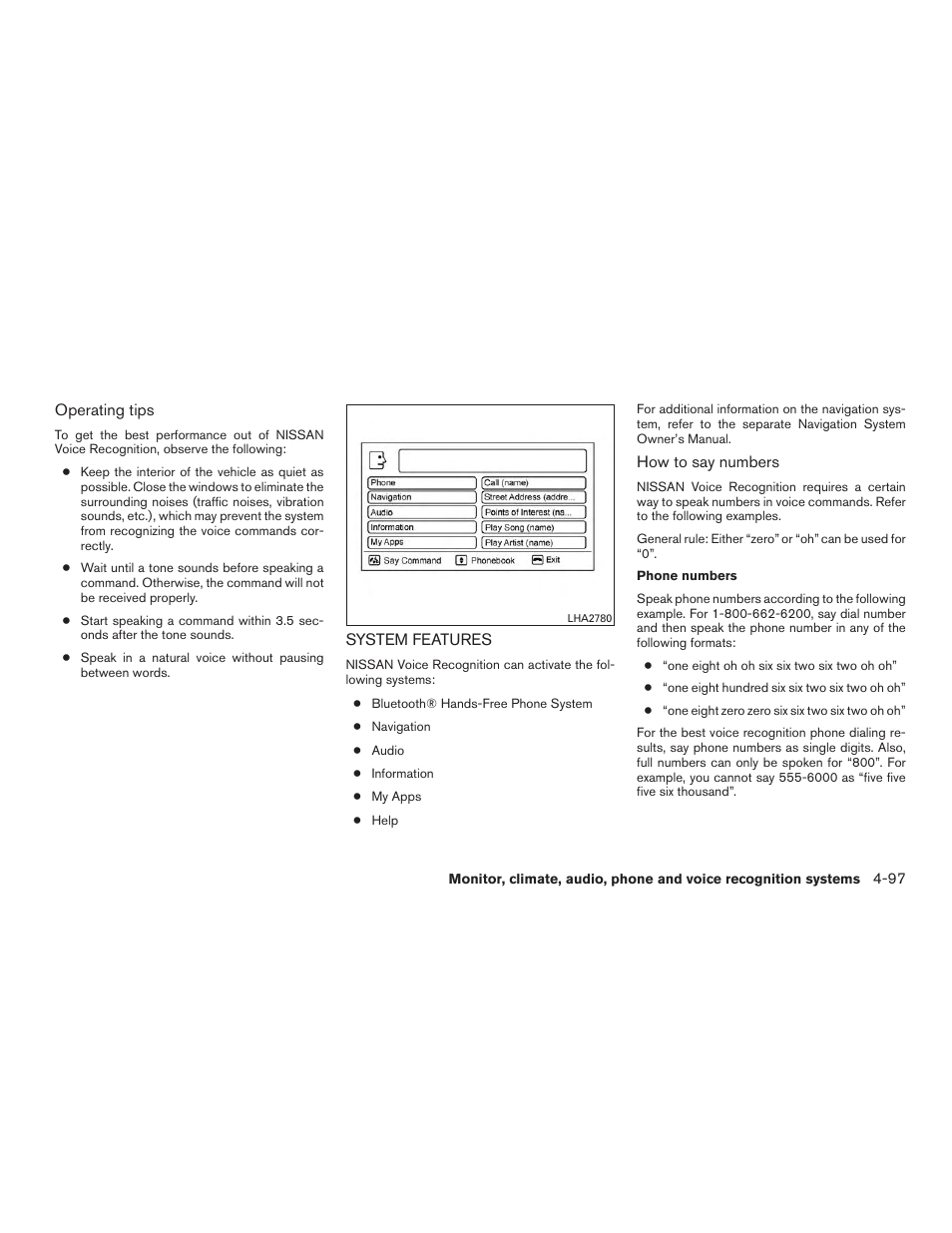 System features -97 | NISSAN 2015 Rogue - Owner's Manual User Manual | Page 274 / 440