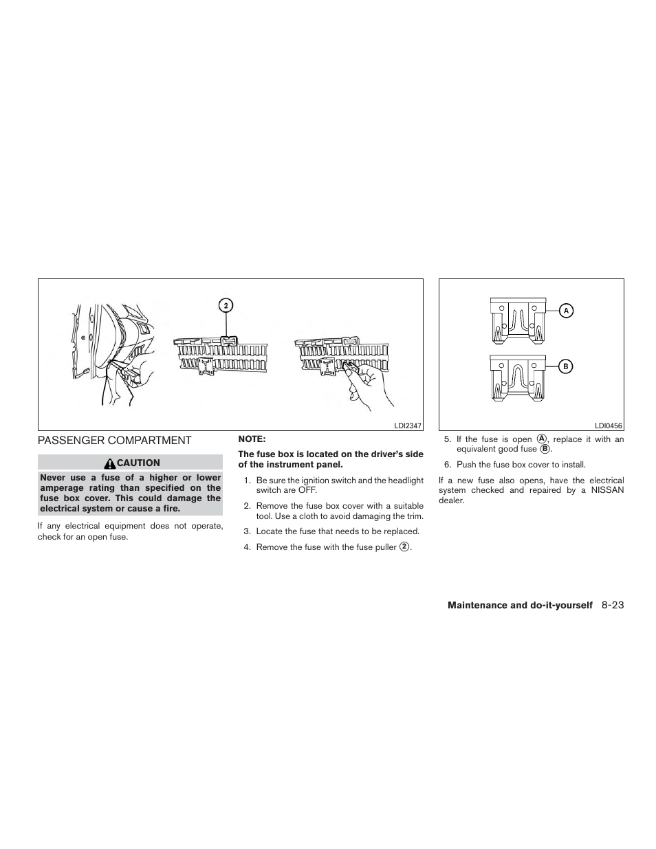 Passenger compartment -23 | NISSAN 2015 Rogue - Owner's Manual User Manual | Page 378 / 440