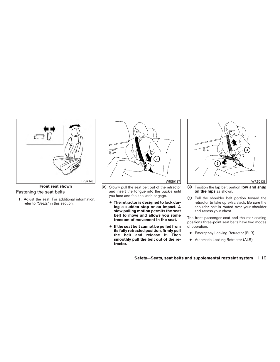 NISSAN 2015 Rogue - Owner's Manual User Manual | Page 38 / 440