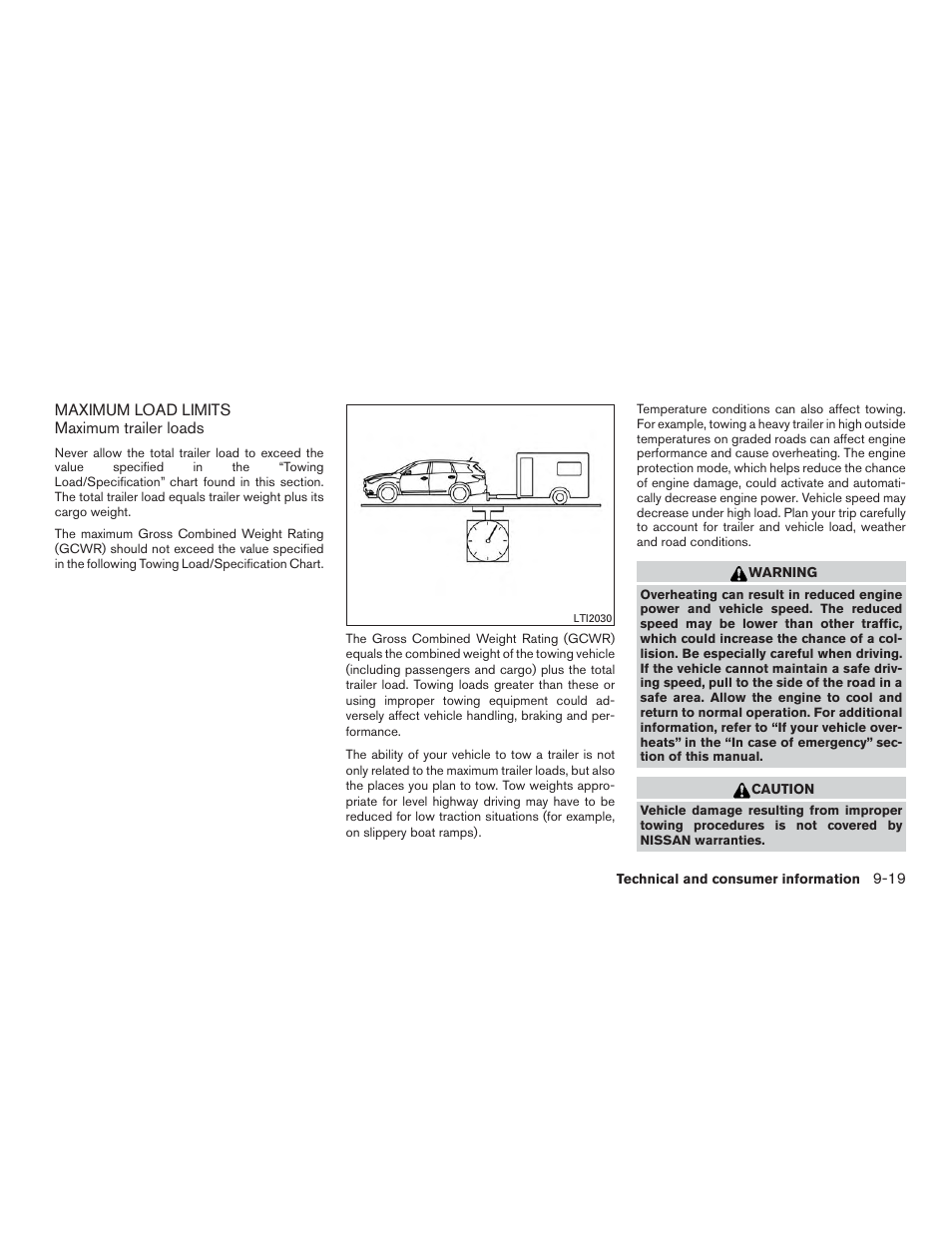 Maximum load limits -19 | NISSAN 2015 Rogue - Owner's Manual User Manual | Page 418 / 440