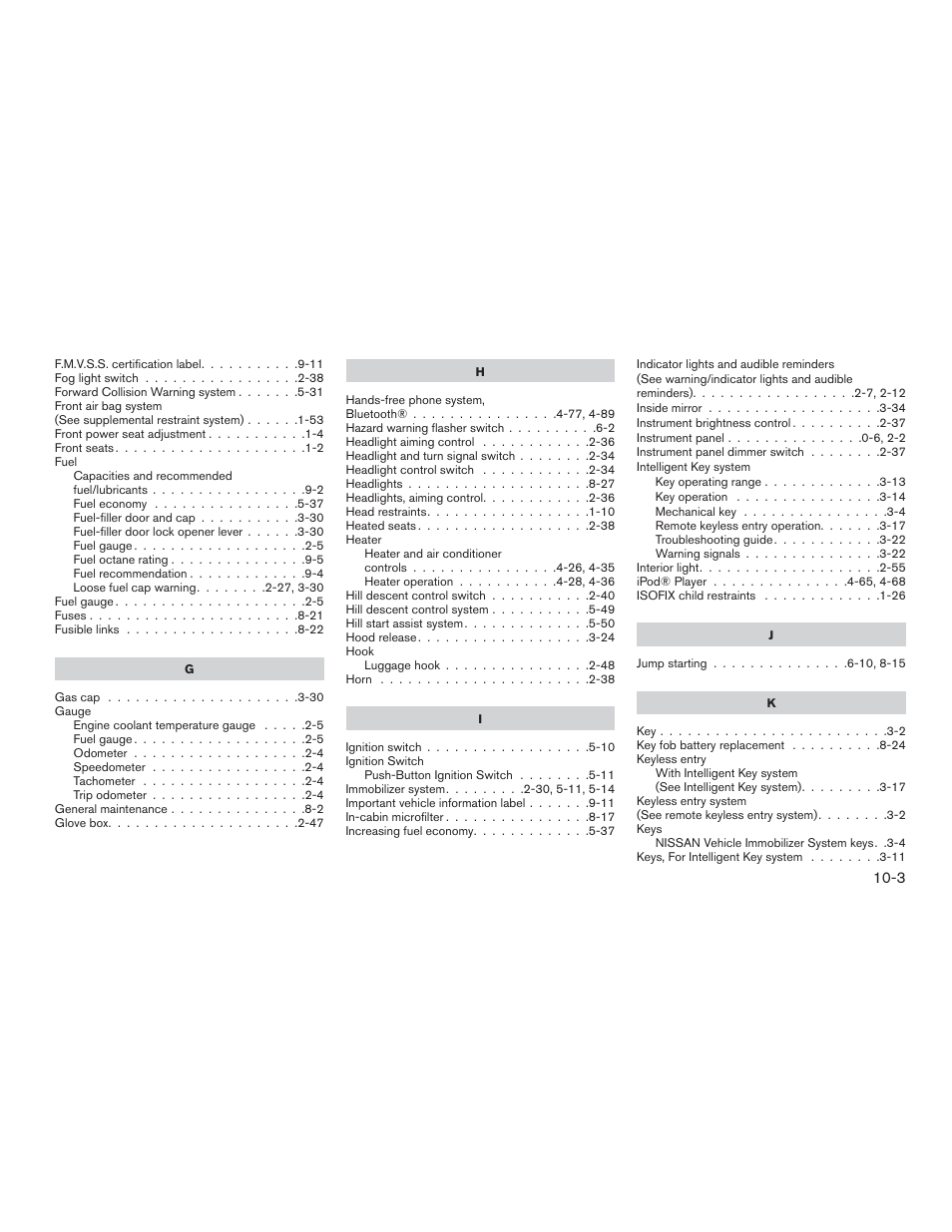 NISSAN 2015 Rogue - Owner's Manual User Manual | Page 434 / 440