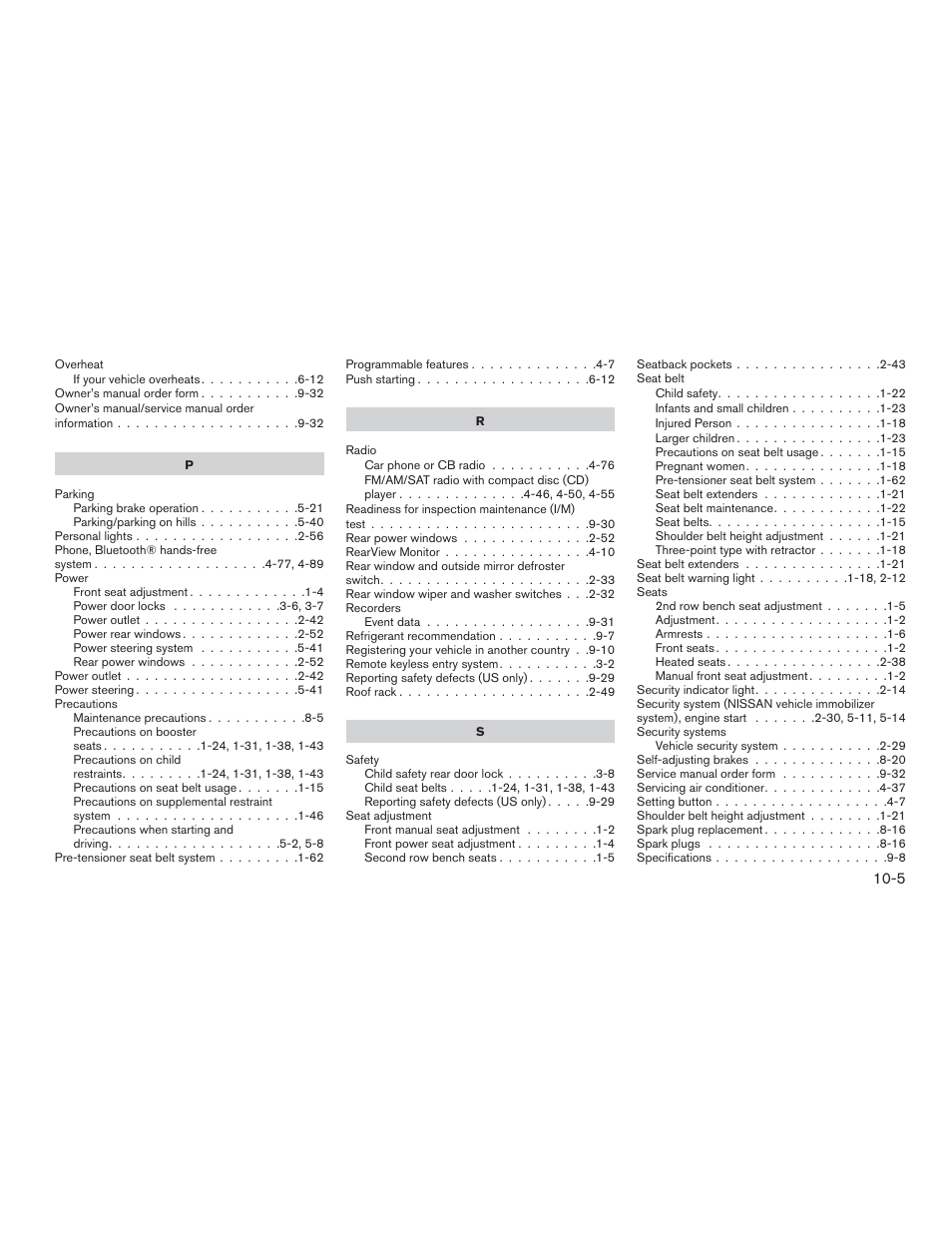 NISSAN 2015 Rogue - Owner's Manual User Manual | Page 436 / 440