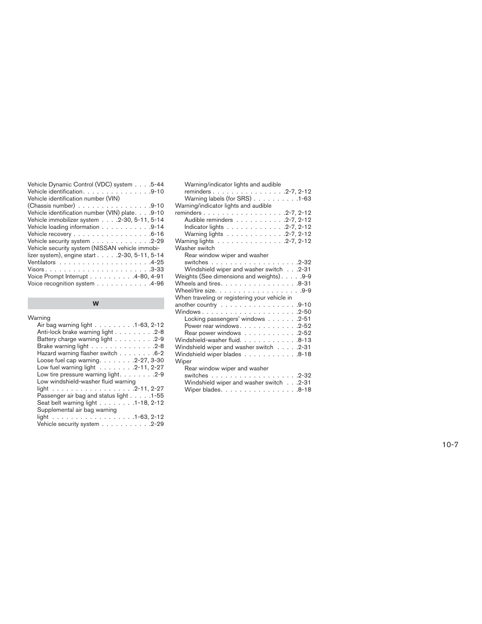 NISSAN 2015 Rogue - Owner's Manual User Manual | Page 438 / 440