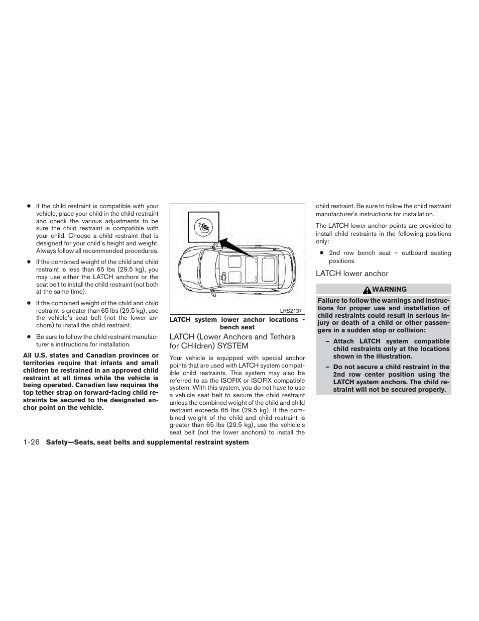 NISSAN 2015 Rogue - Owner's Manual User Manual | Page 45 / 440