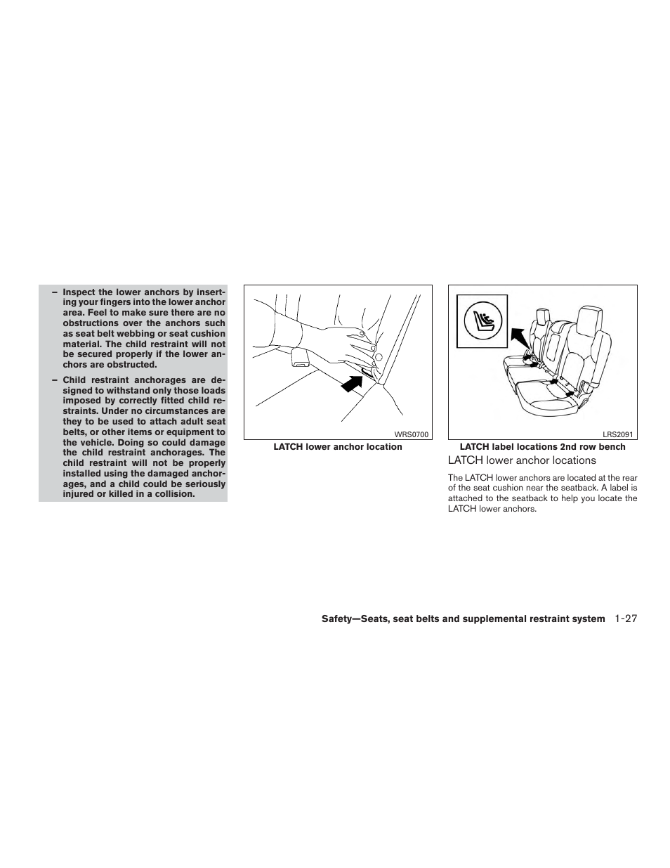 NISSAN 2015 Rogue - Owner's Manual User Manual | Page 46 / 440