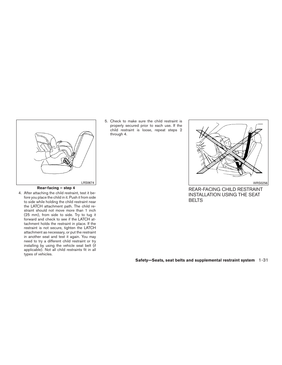 NISSAN 2015 Rogue - Owner's Manual User Manual | Page 50 / 440