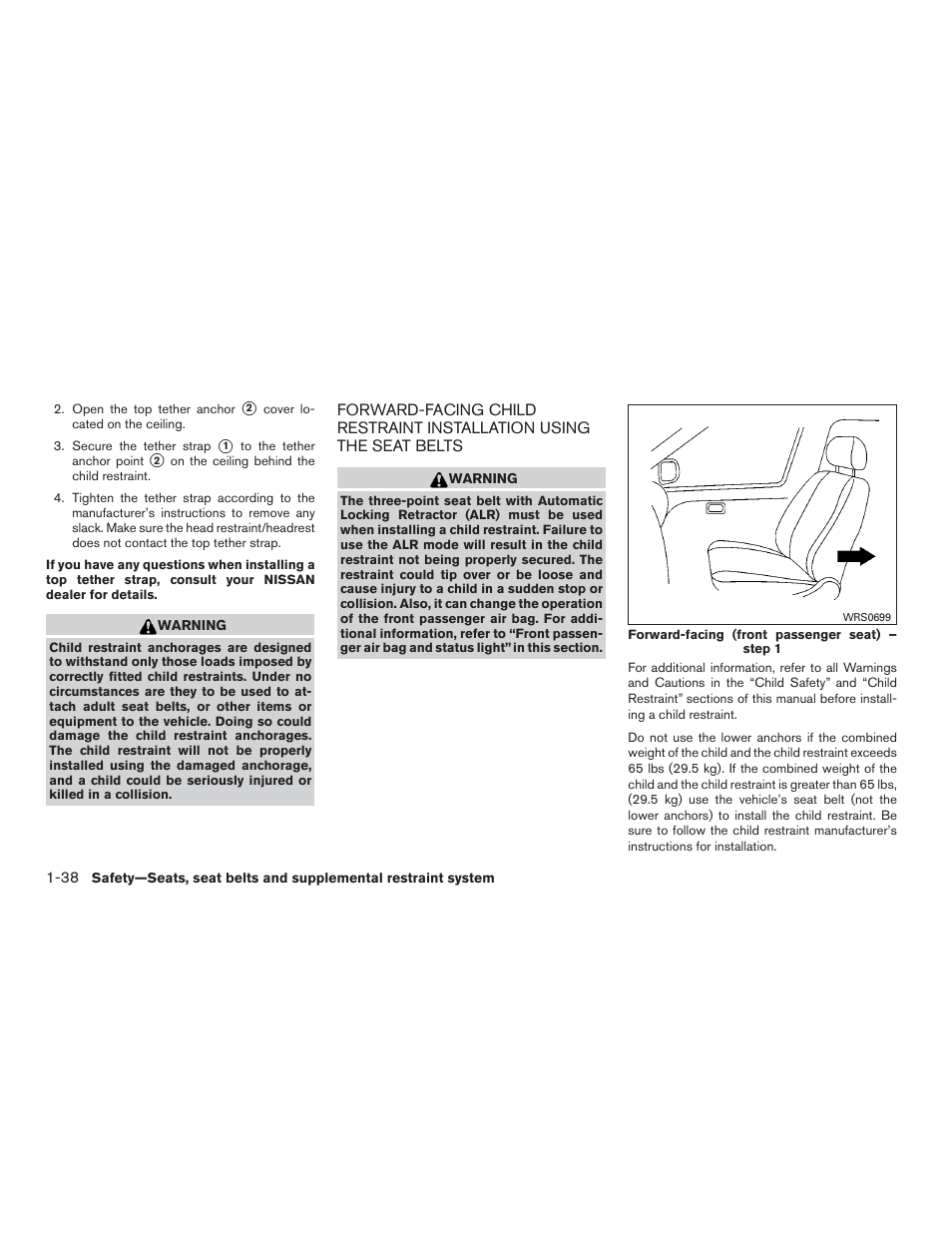 NISSAN 2015 Rogue - Owner's Manual User Manual | Page 57 / 440