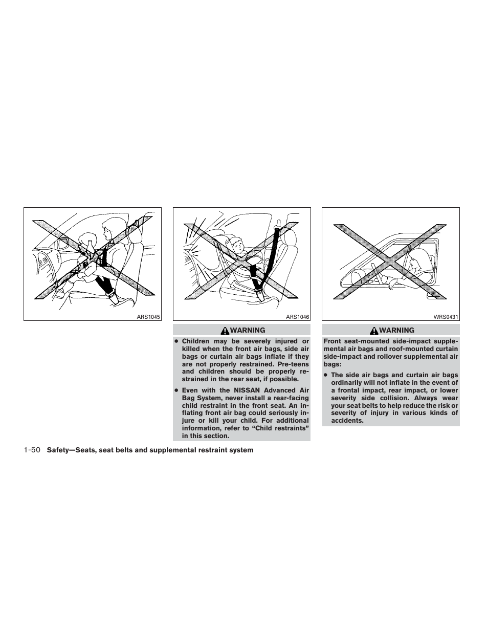 NISSAN 2015 Rogue - Owner's Manual User Manual | Page 69 / 440