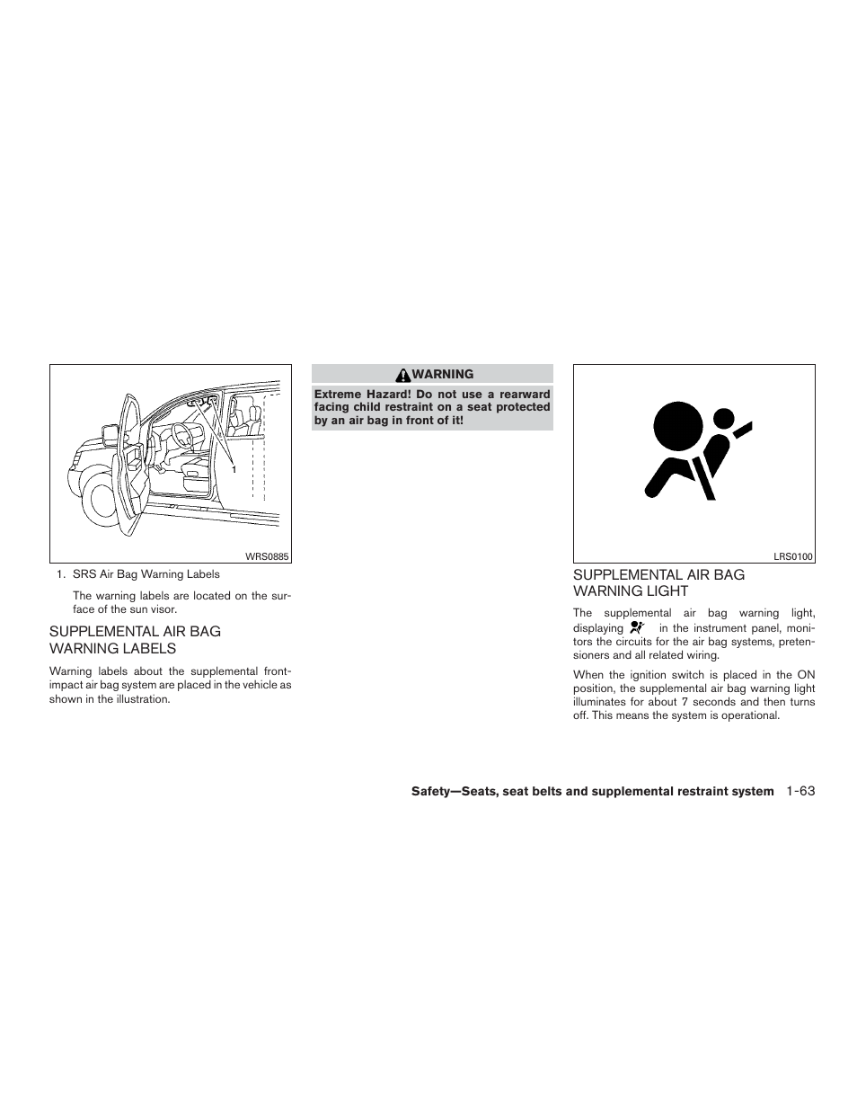 NISSAN 2015 Rogue - Owner's Manual User Manual | Page 82 / 440