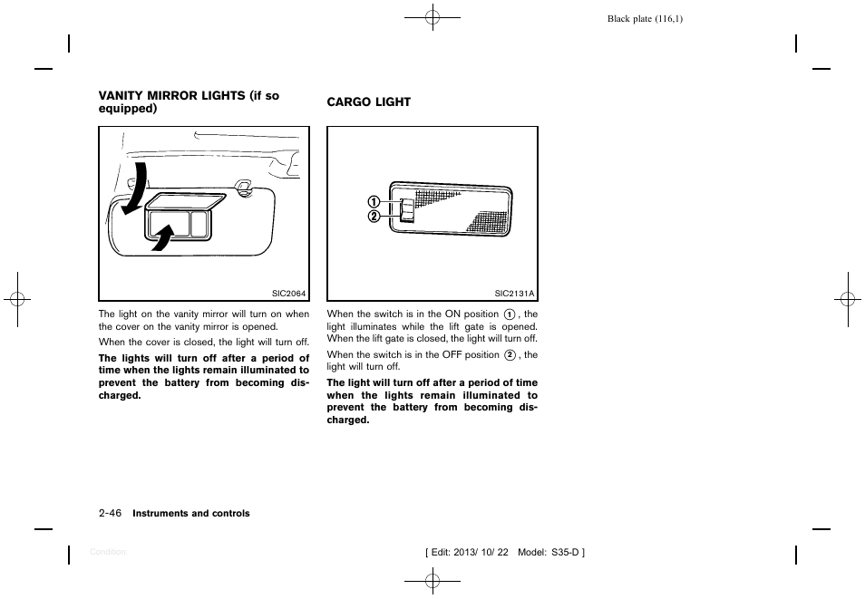 NISSAN 2014 Rogue Select - Owner's Manual User Manual | Page 118 / 323