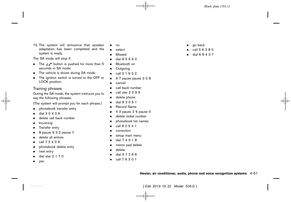 NISSAN 2014 Rogue Select - Owner's Manual User Manual | Page 185 / 323