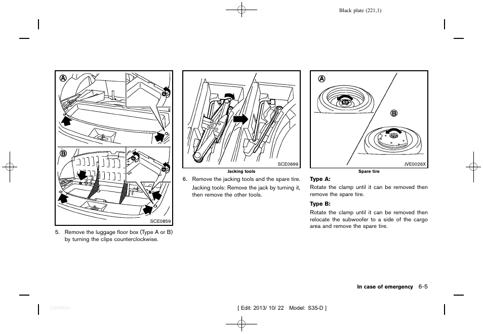 NISSAN 2014 Rogue Select - Owner's Manual User Manual | Page 223 / 323