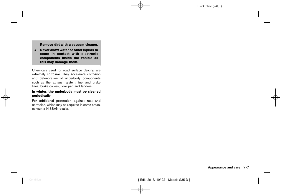 NISSAN 2014 Rogue Select - Owner's Manual User Manual | Page 243 / 323