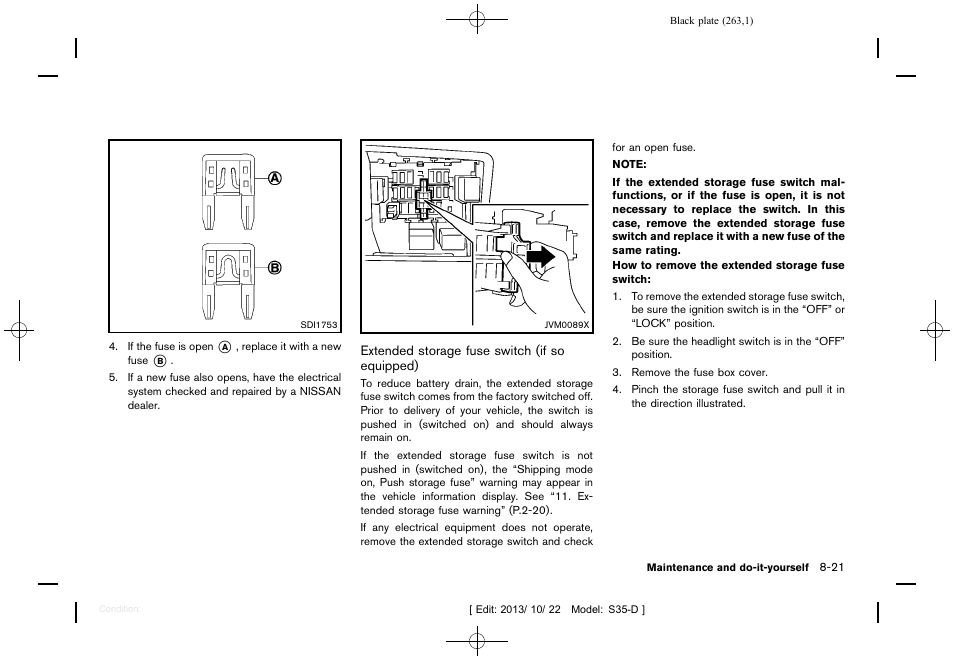 NISSAN 2014 Rogue Select - Owner's Manual User Manual | Page 265 / 323