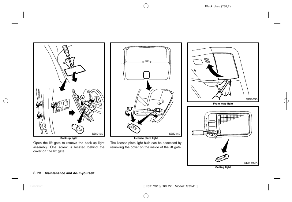 NISSAN 2014 Rogue Select - Owner's Manual User Manual | Page 272 / 323