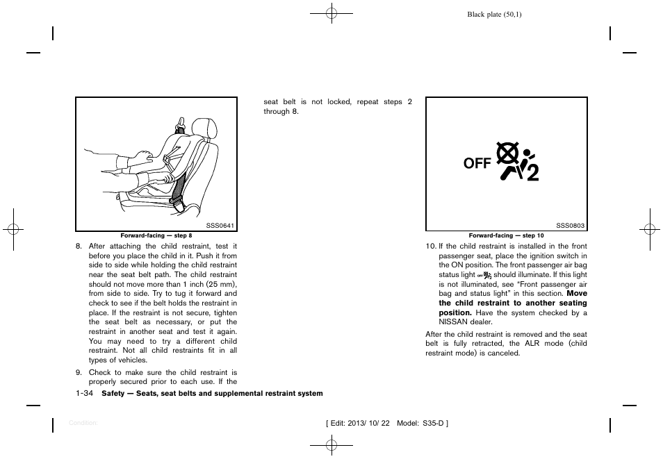 NISSAN 2014 Rogue Select - Owner's Manual User Manual | Page 52 / 323