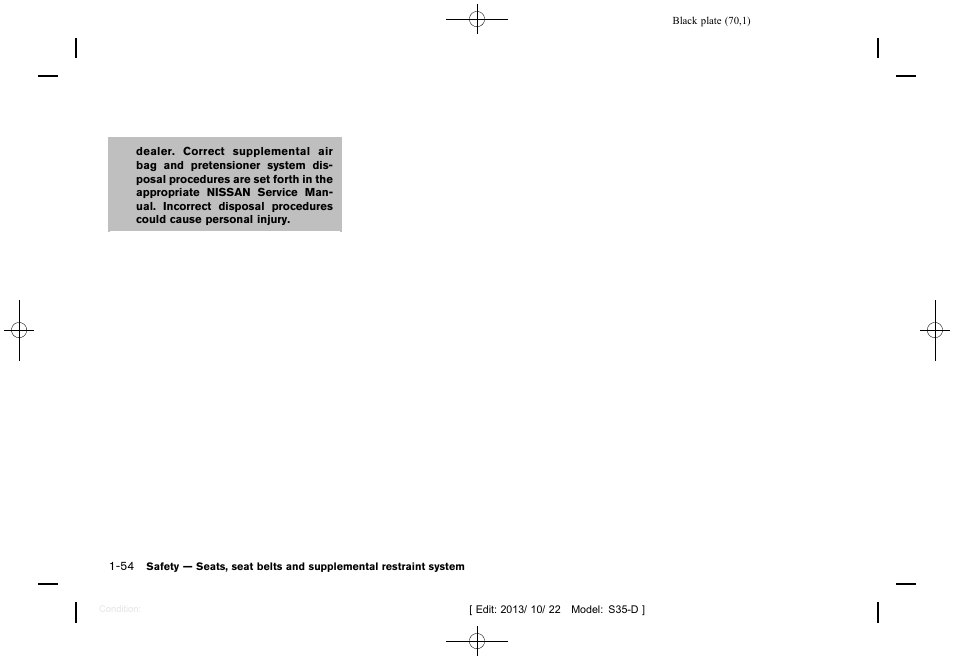 NISSAN 2014 Rogue Select - Owner's Manual User Manual | Page 72 / 323