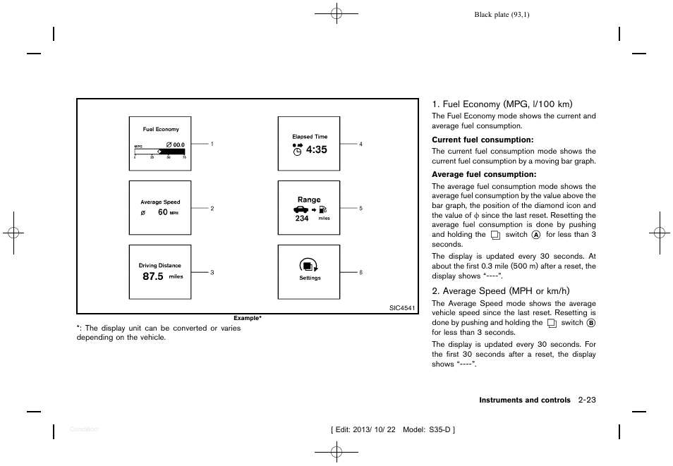 NISSAN 2014 Rogue Select - Owner's Manual User Manual | Page 95 / 323