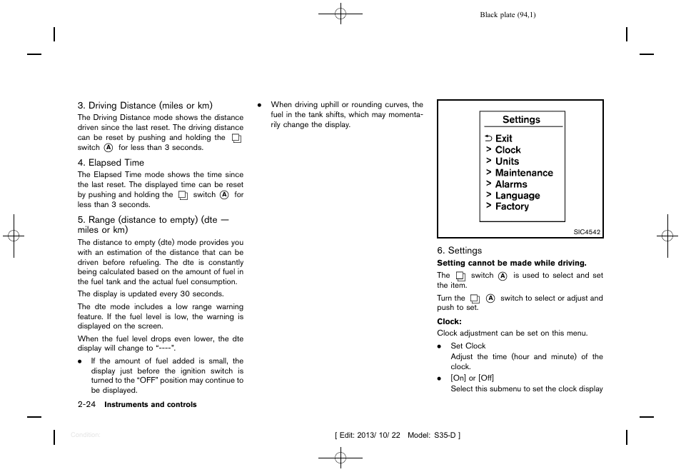 NISSAN 2014 Rogue Select - Owner's Manual User Manual | Page 96 / 323