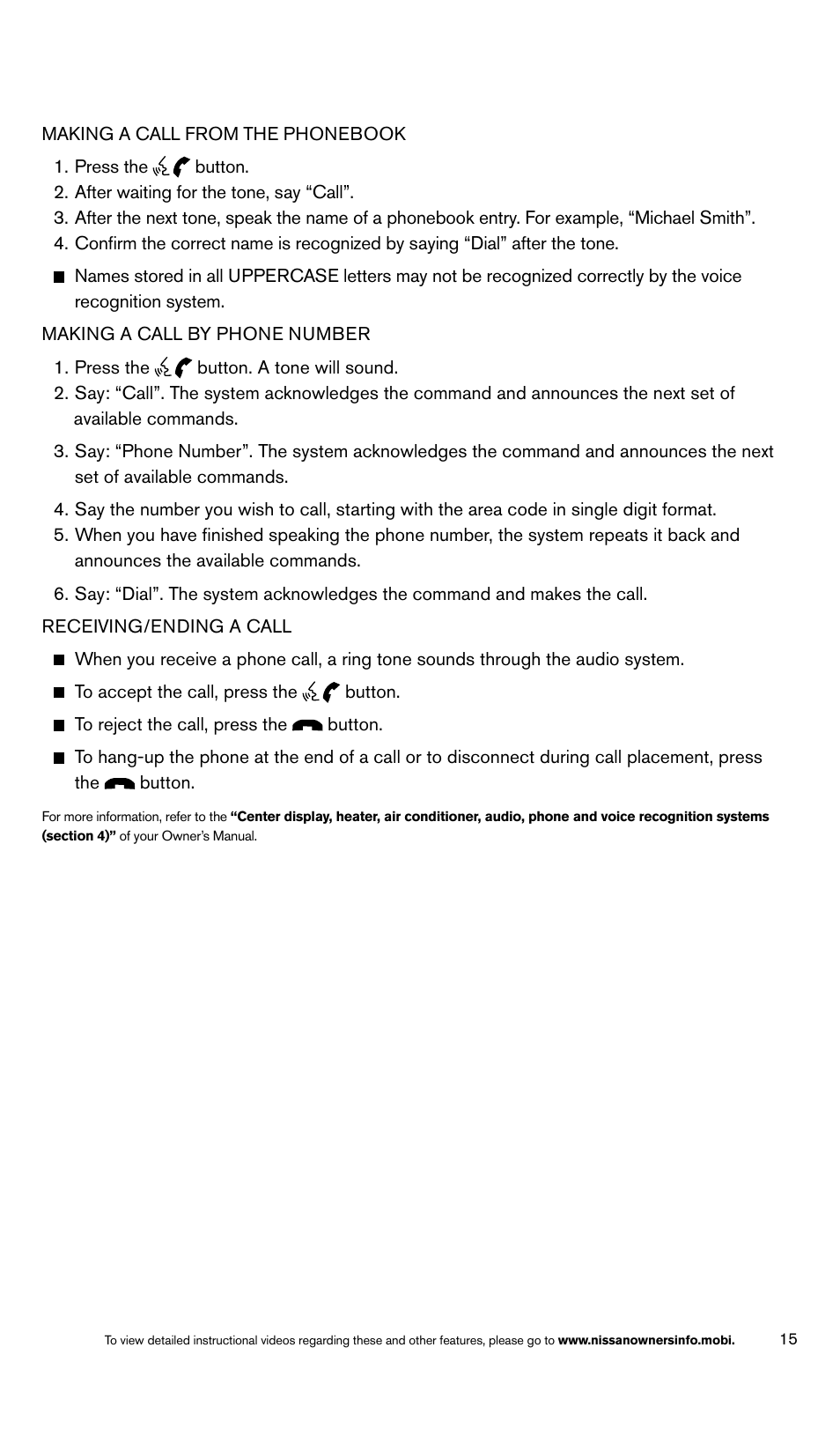 NISSAN 2014 Rogue Select - Quick Reference Guide User Manual | Page 17 / 20
