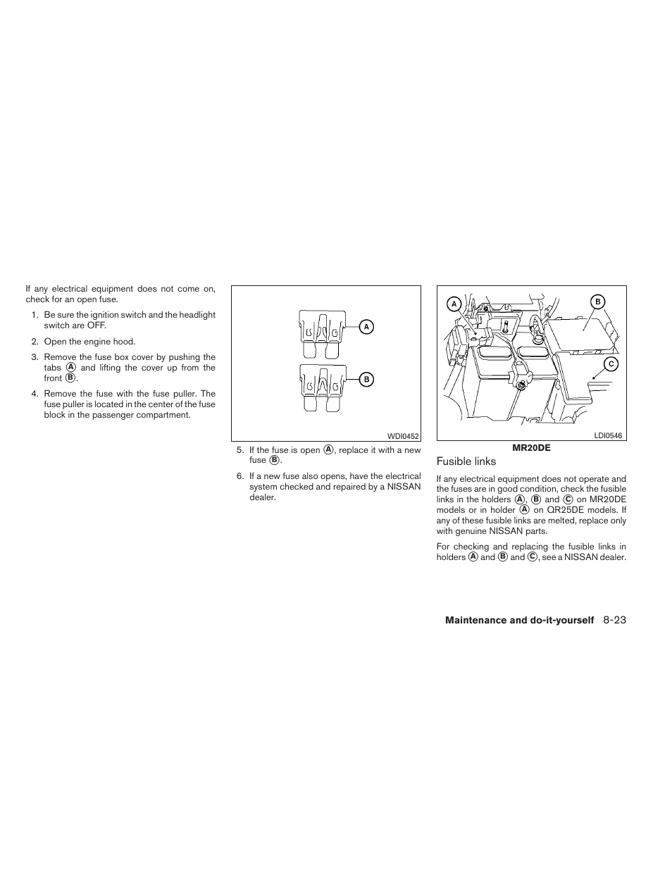 NISSAN 2012 Sentra - Owner's Manual User Manual | Page 308 / 364