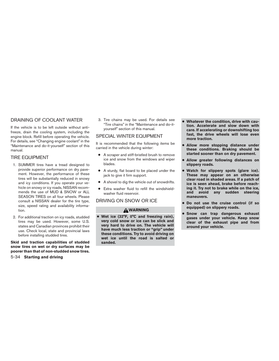 NISSAN 2014 Sentra - Owner's Manual User Manual | Page 291 / 388