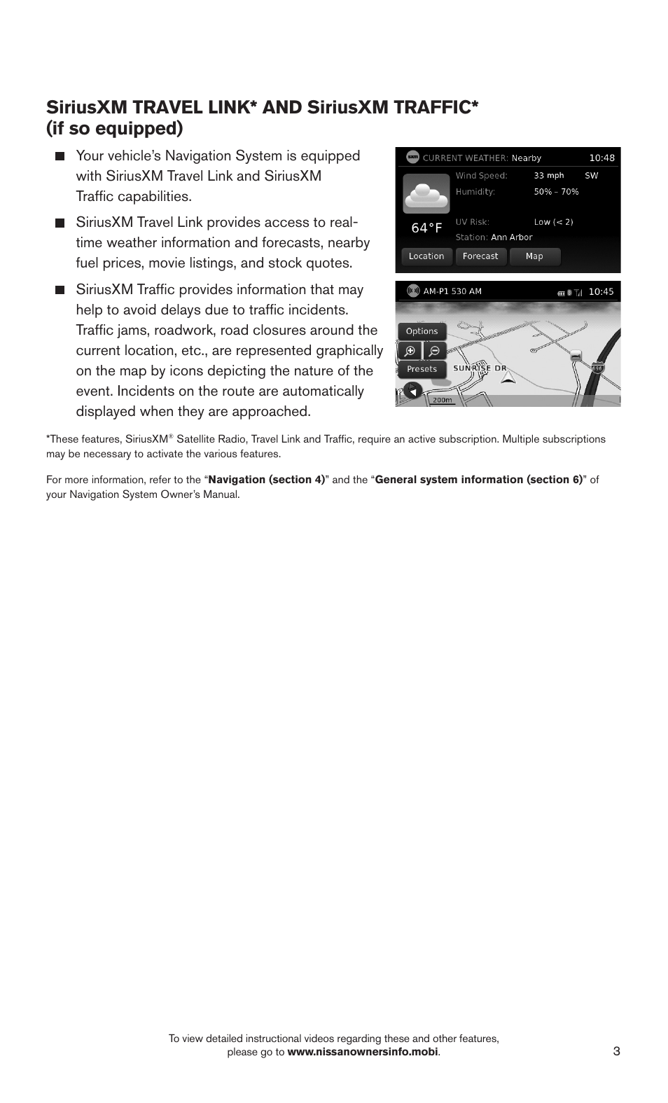 NISSAN 2015 Sentra - Quick Reference Guide User Manual | Page 5 / 24