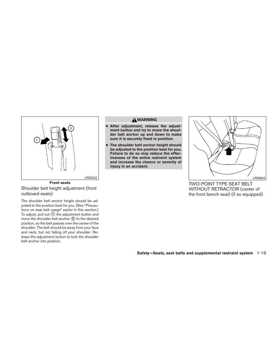 NISSAN 2011 Titan - Owner's Manual User Manual | Page 36 / 402